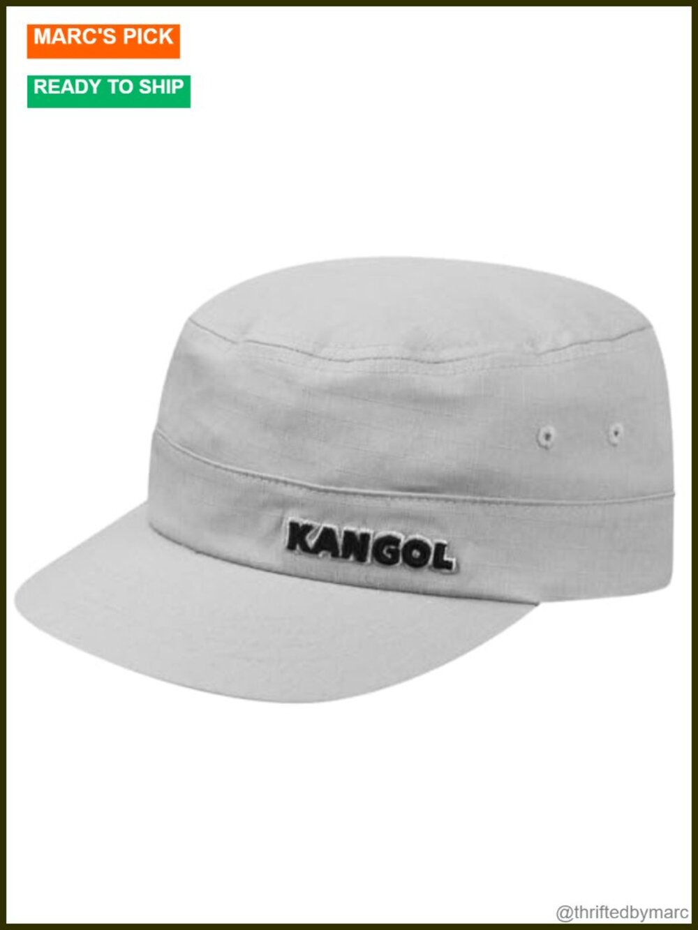 Ripstop Army Cap Adjustable Cotton Spandex Packable